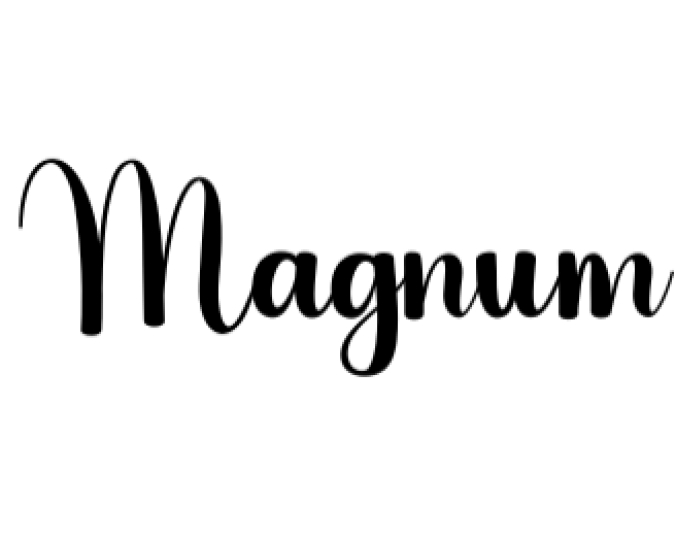 Magnum Font Preview