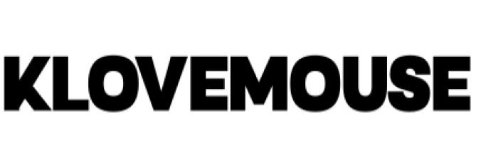 Klovemouse Font Preview