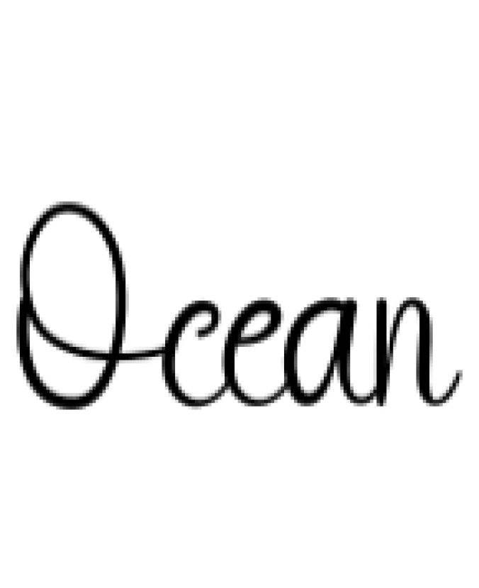 Ocean Font Preview