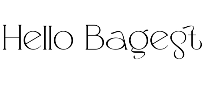 Hello Bagest Font Preview