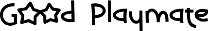 Good Playmate Font Preview