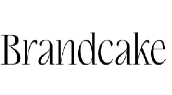 Brandcake Font Preview