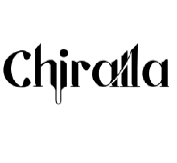 Chiralla Font Preview