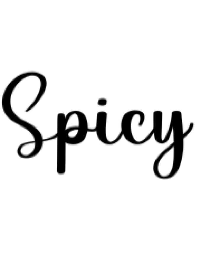 Spicy Font Preview