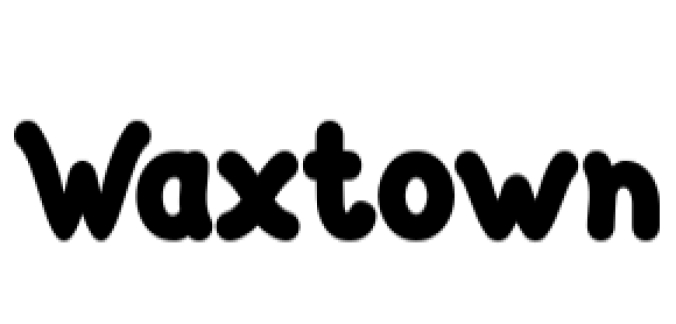 Waxtown Font Preview