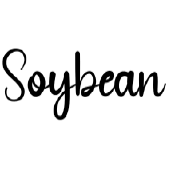 Soybean Font Preview