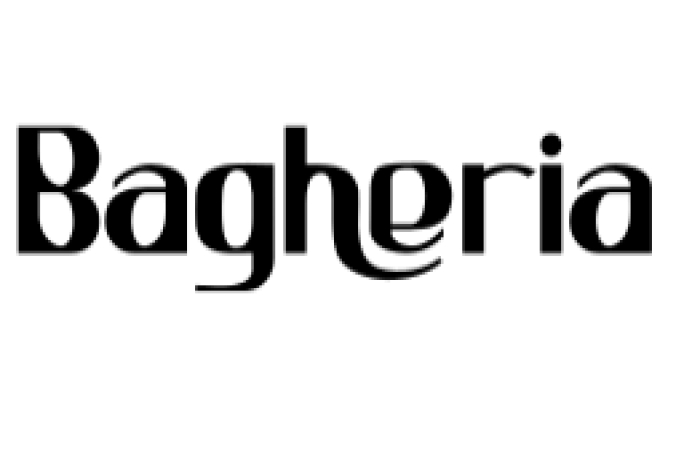 Bagheria Font Preview