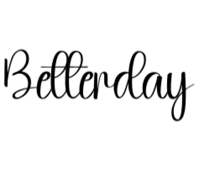 Betterday Font Preview