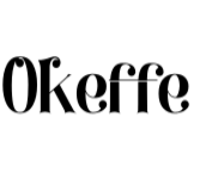 Okeffe Font Preview