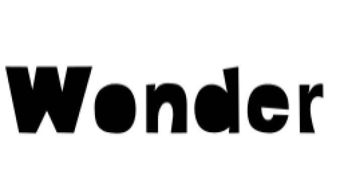 Wonder Font Preview