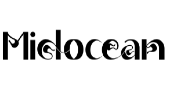 Midocean Font Preview