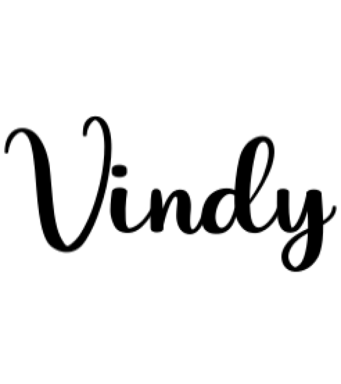 Vindy Font Preview