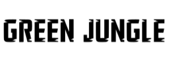 Green Jungle Font Preview