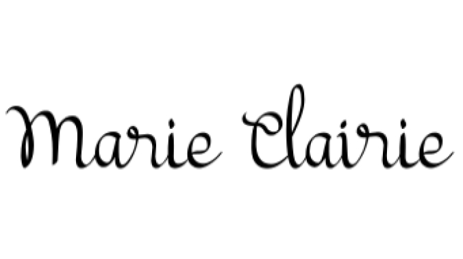 Marie Clairie Font Preview