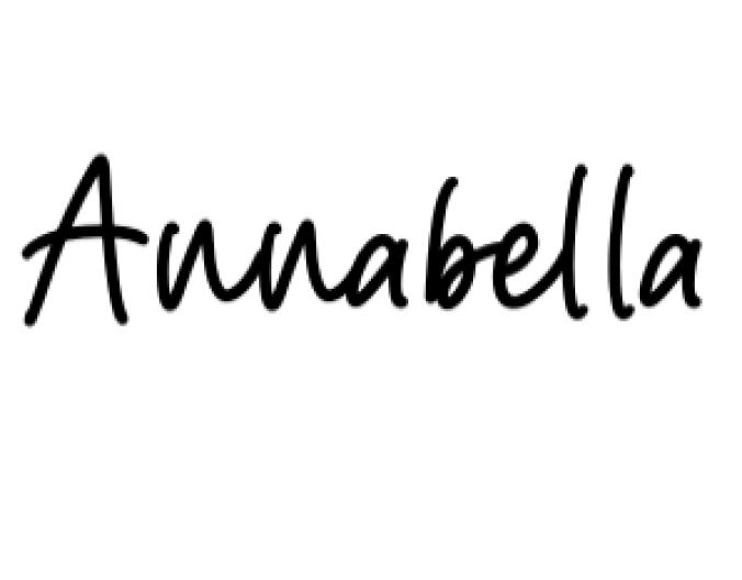 Annabella Font Preview