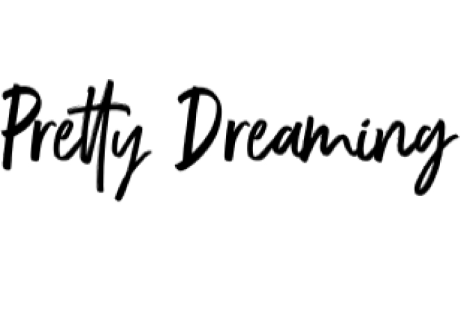Pretty Dreaming Font Preview
