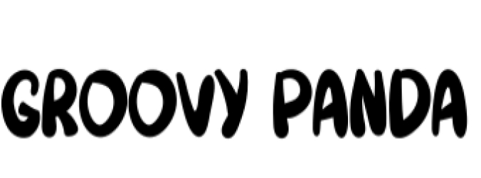 Groovy Panda Font Preview