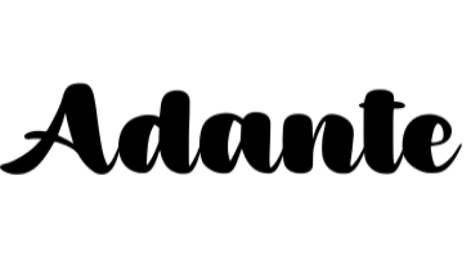 Adante Font Preview