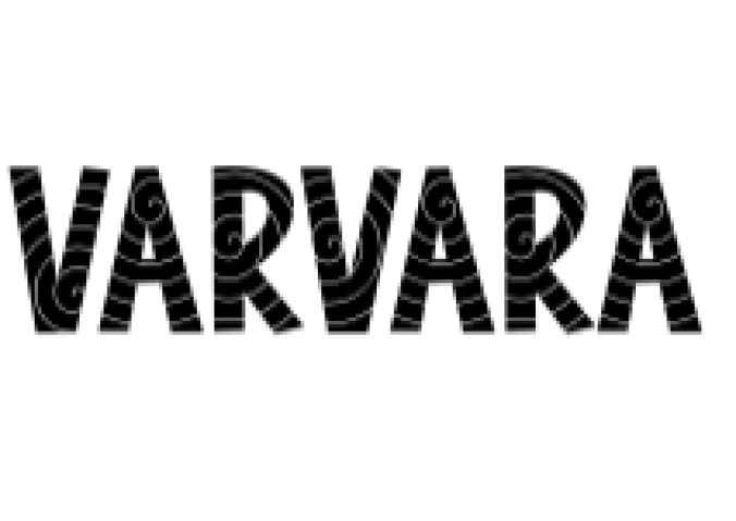 Varvara Font Preview