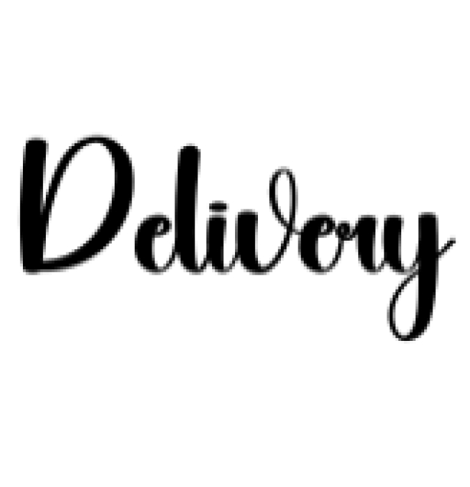 Delivery Font Preview
