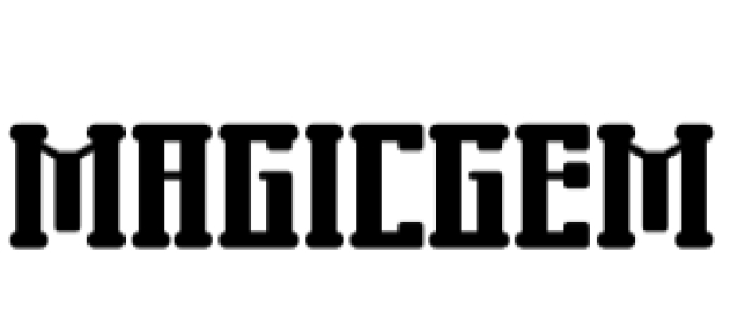 Magicgem Font Preview