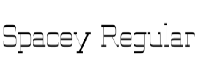 Spacey Font Preview