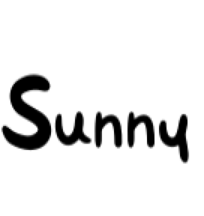 Sunny Font Preview