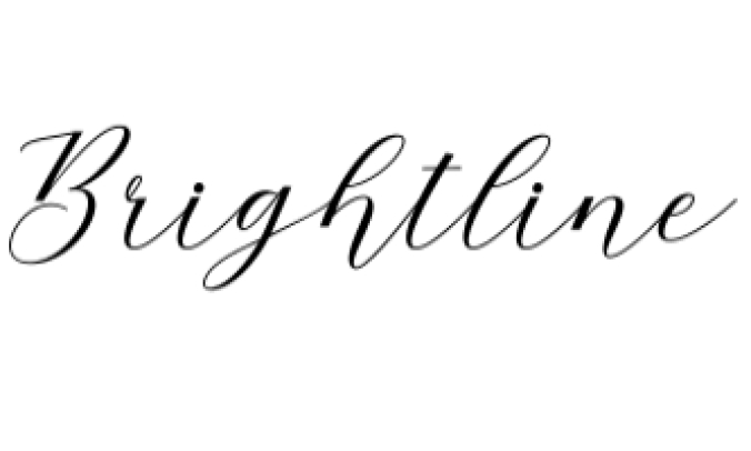 Brightline Font Preview