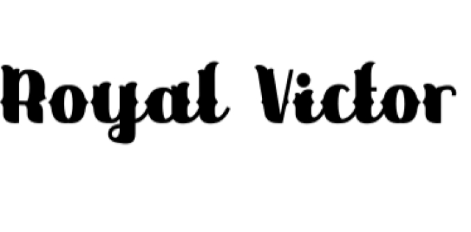 Royal Victor Font Preview