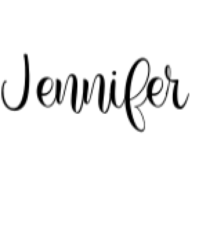 Jennifer Font Preview