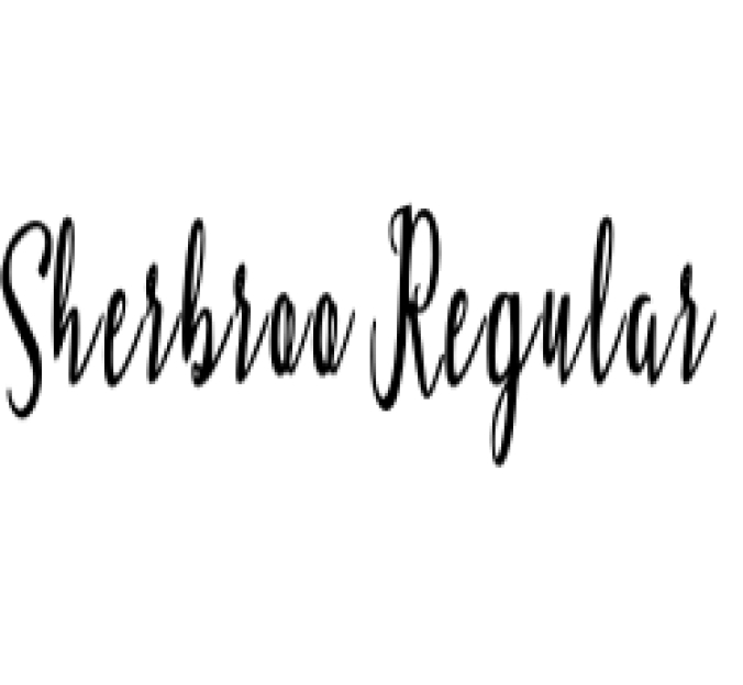 Sherbroo Font Preview