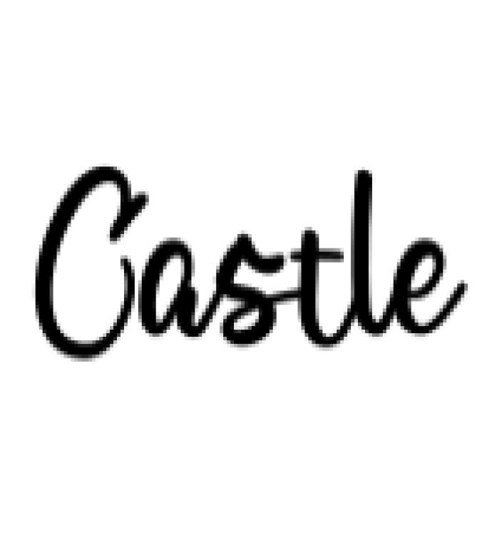 Castle Font Preview