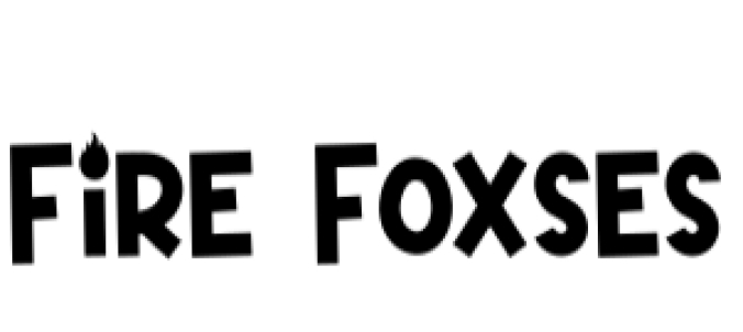 Fire Foxes Font Preview