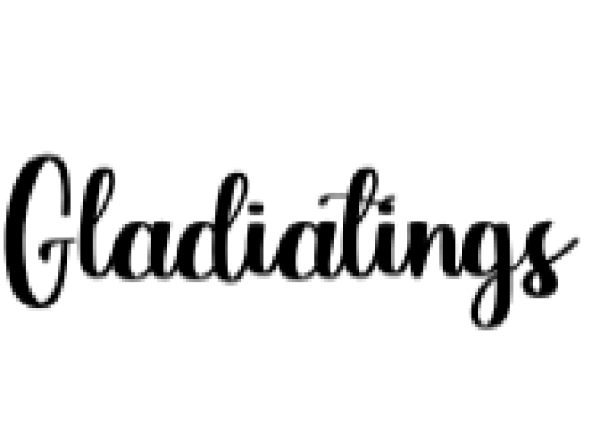 Gladiatings Font Preview