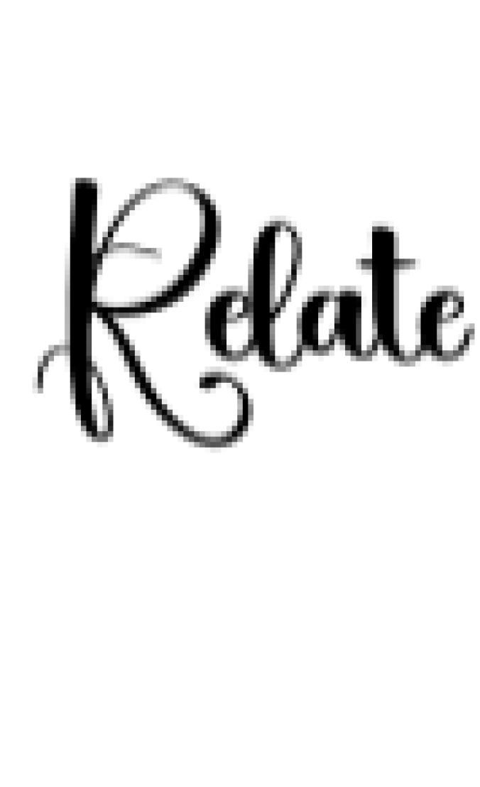Relate Font Preview