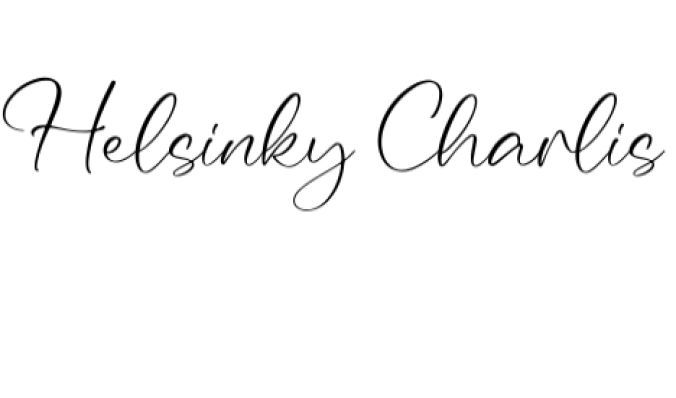 Helsinky Charlis Font Preview