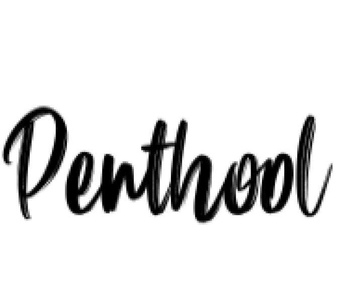 Penthool Font Preview