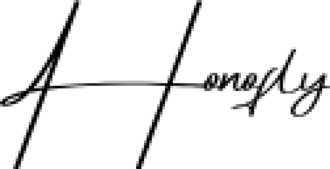 Honofly Font Preview