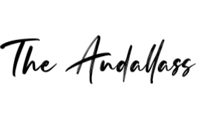 The Andallass Font Preview