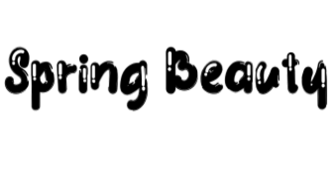 Spring Beauty Font Preview
