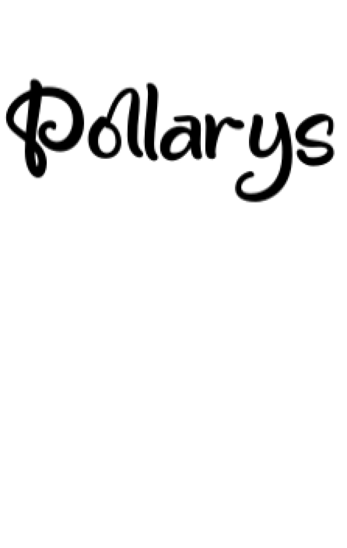 Pollarys Font Preview