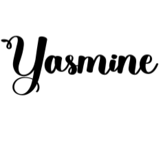 Yasmine Font Preview