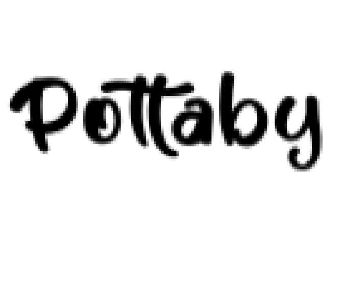 Pottaby Font Preview