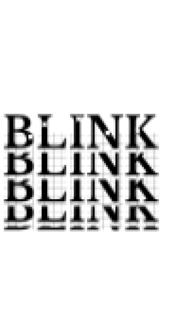 Blink Font Preview