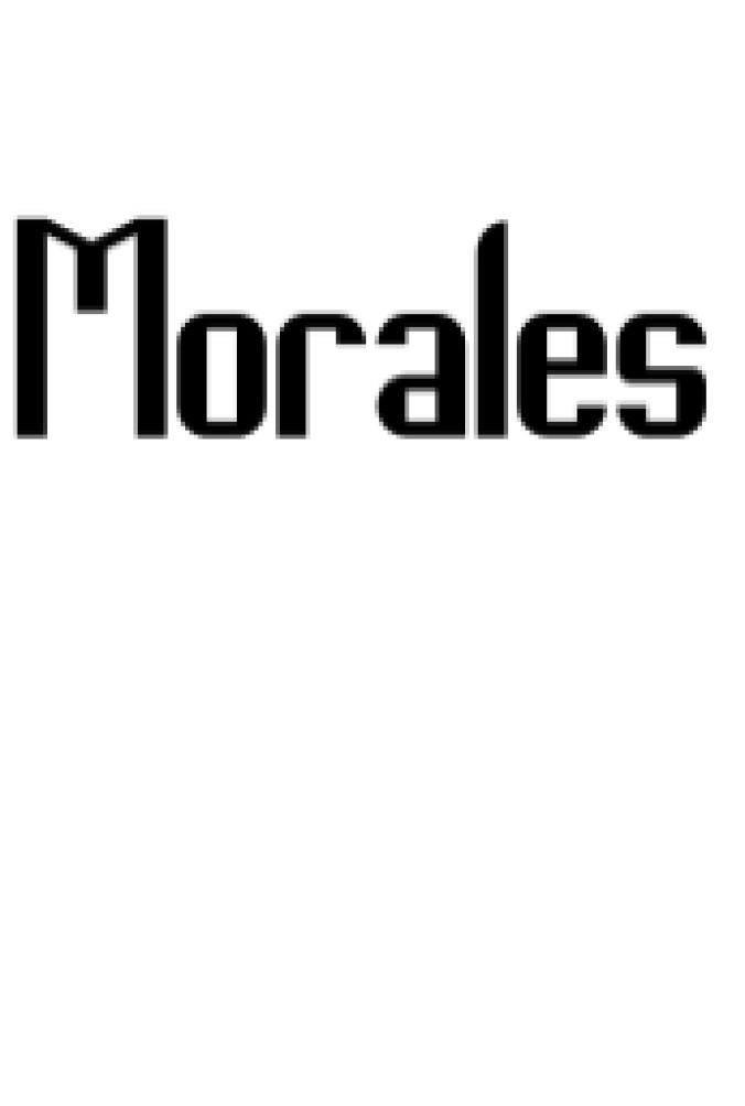 Morales Font Preview