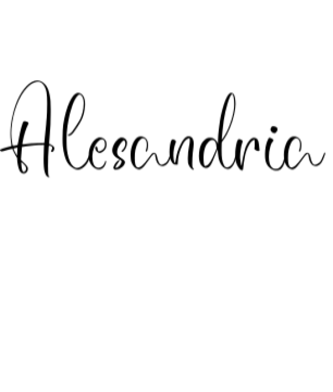 Alesandria Font Preview
