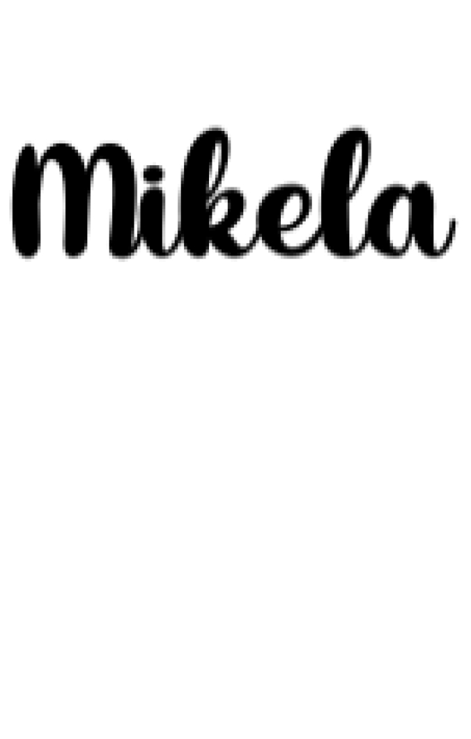 Mikela Font Preview