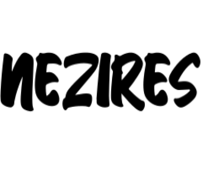 Nezires Font Preview