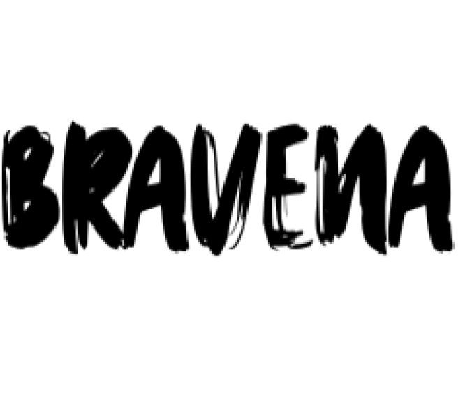 Bravena Font Preview