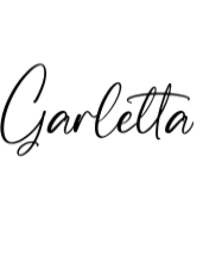 Garletta Font Preview
